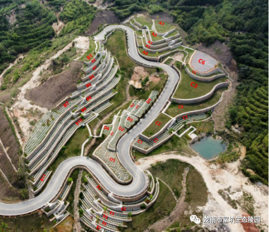 龙南市殡葬服务中心(富坑生态陵园公墓)园区图片