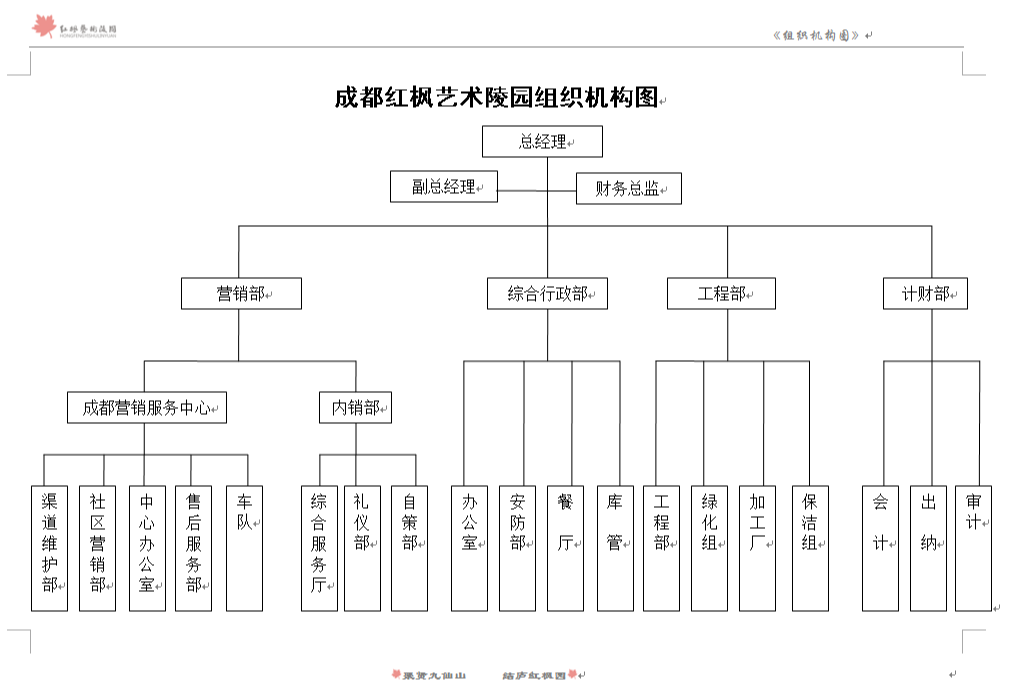 红枫艺术陵园园区图片