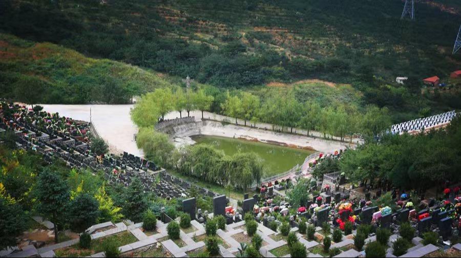 鞍山市千山区长青公墓园区图片
