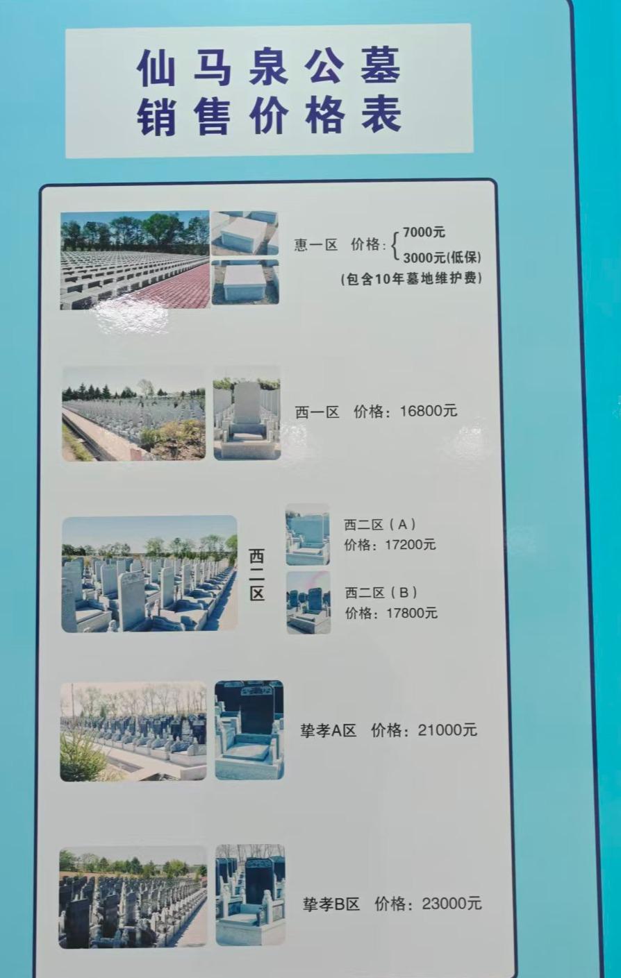 四平市仙马泉公墓园区图片