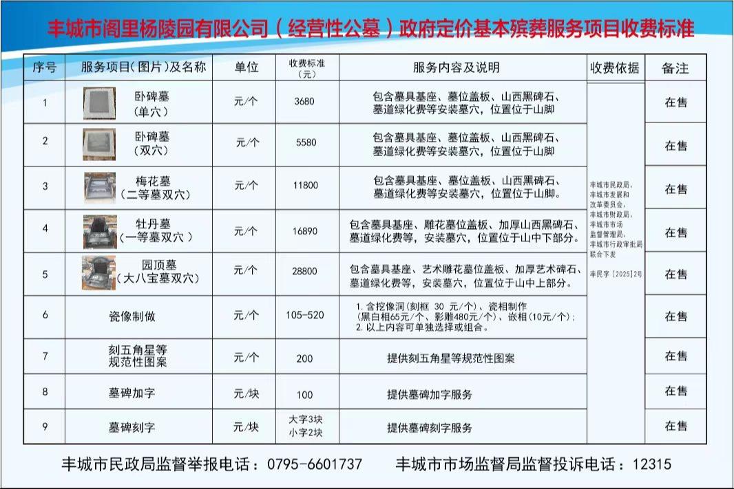 丰城市阁里扬陵园有限公司园区图片