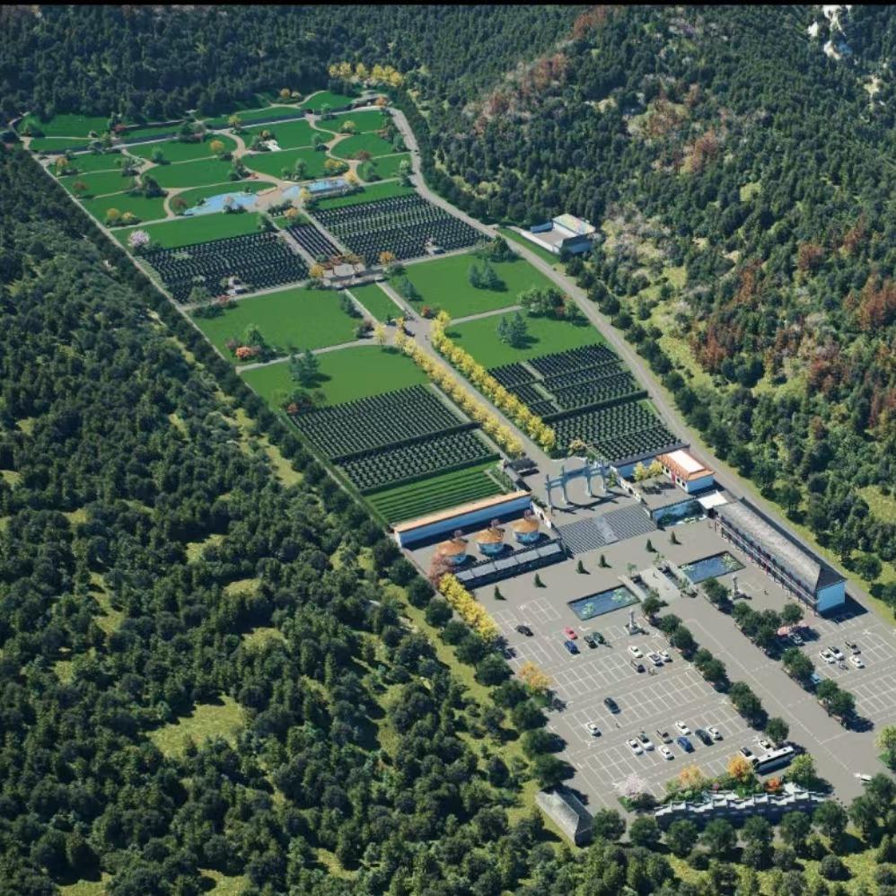 涉县凤凰山公墓园区图片