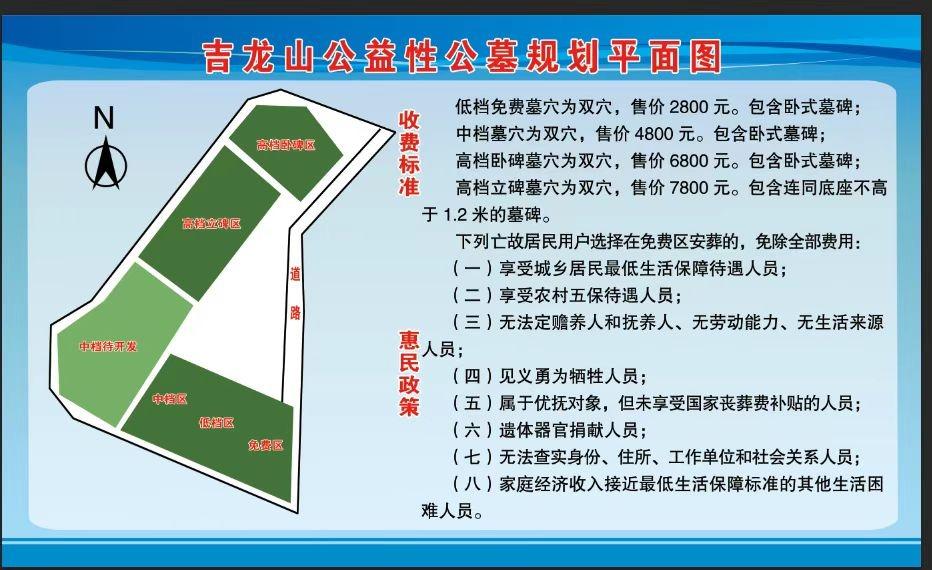 喀左县吉龙山公益性公墓园区图片