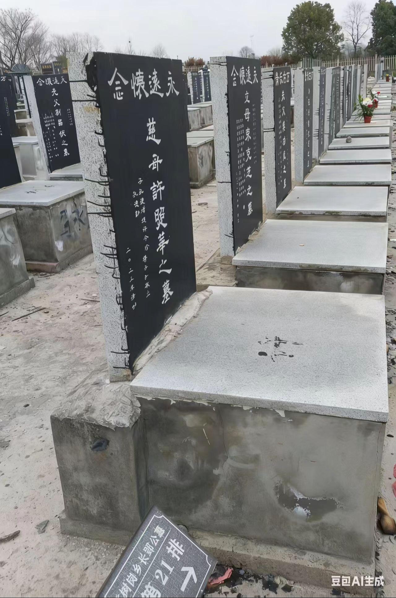 柿树岗乡长郢村公墓园区图片