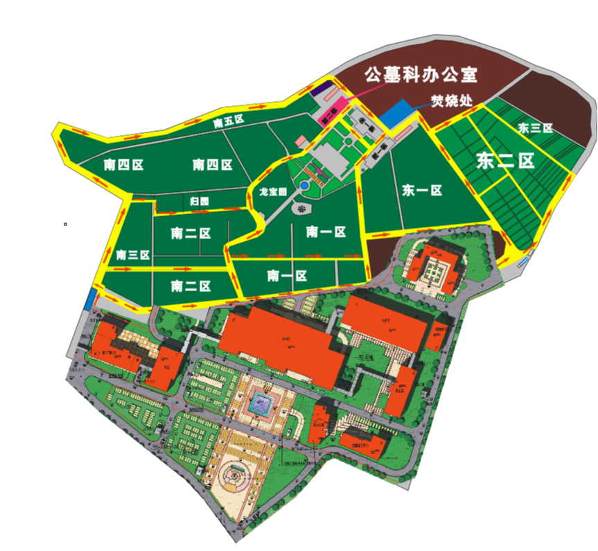 昆明市龙宝山城市公益性公墓园区图片