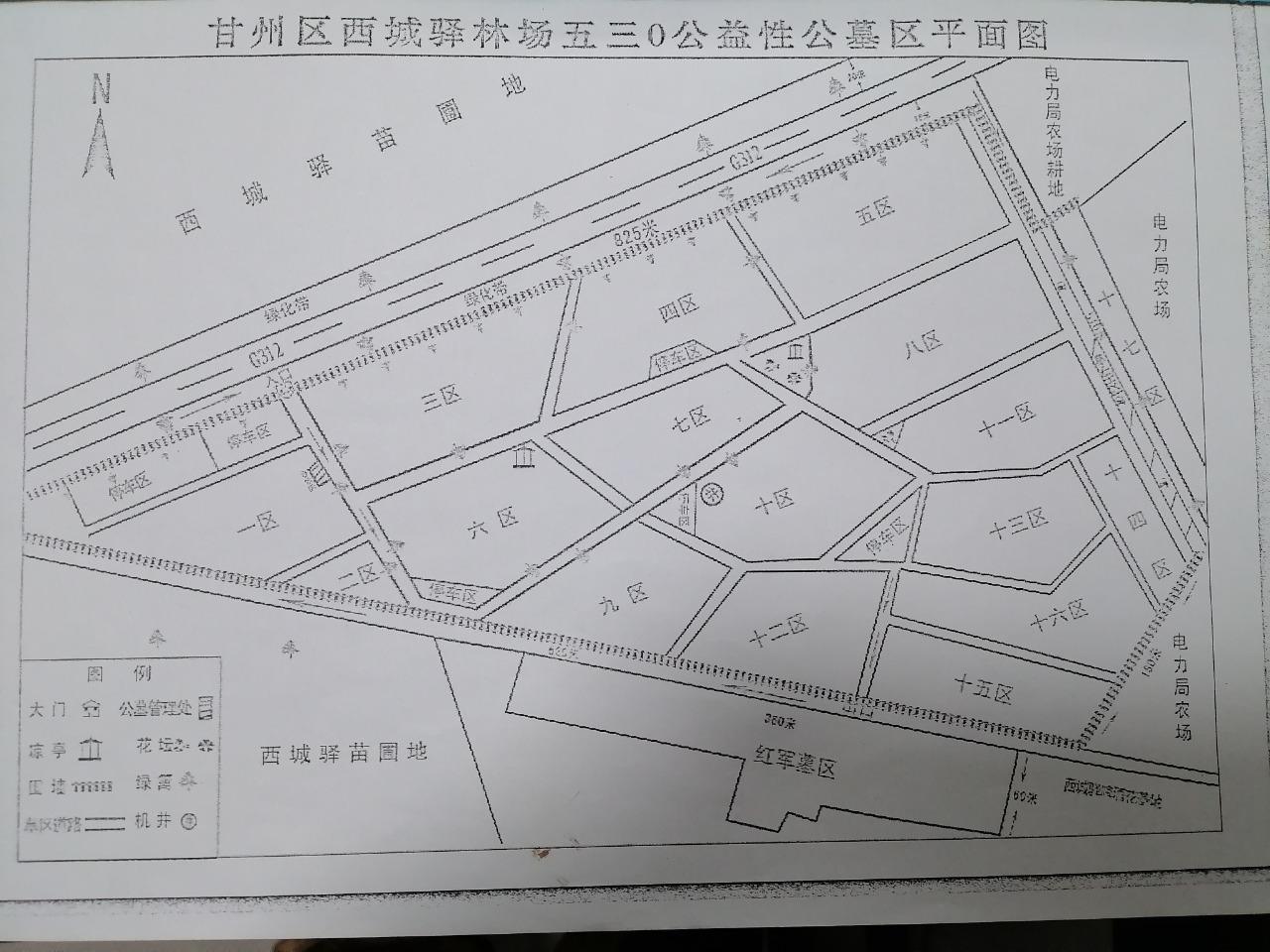 西城驿林场五三零公益性公墓园区图片