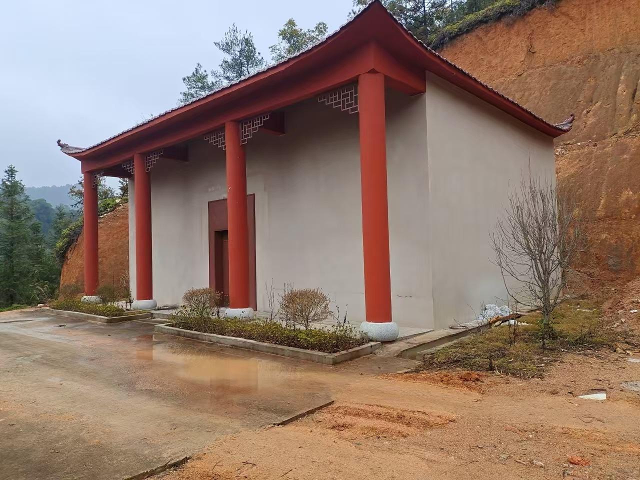 赣州市赣县区长洛乡留田村骨灰堂园区图片