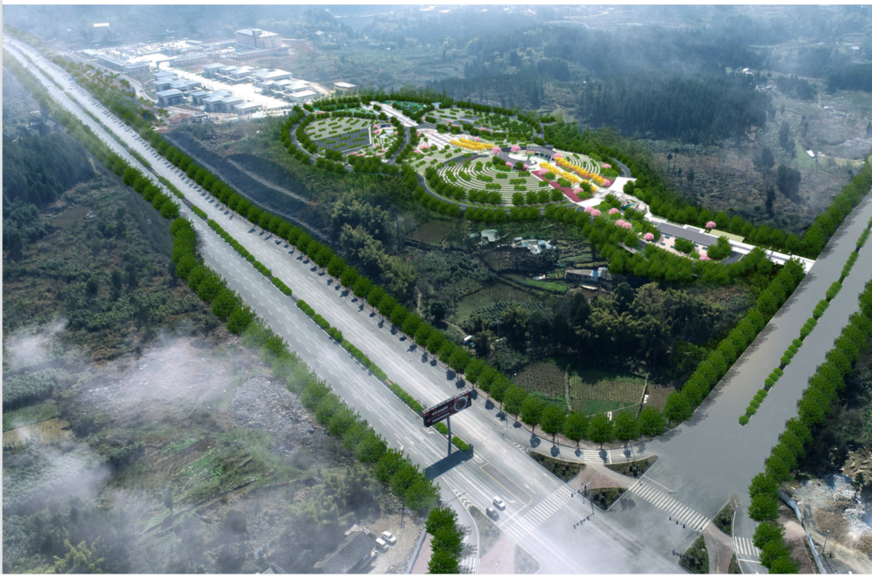 柏翠山公墓园区图片