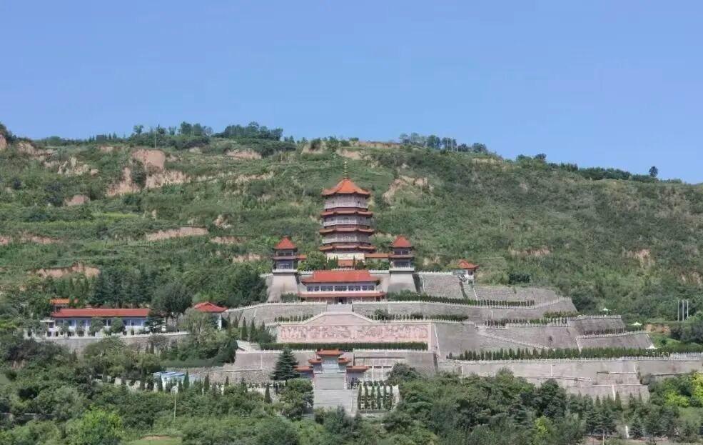 渭南沋湖塔陵园区图片