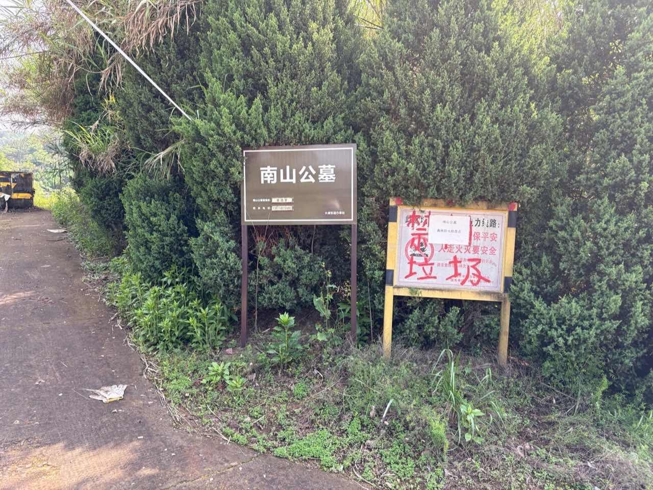大唐街道南山镇级公益性公墓园区图片