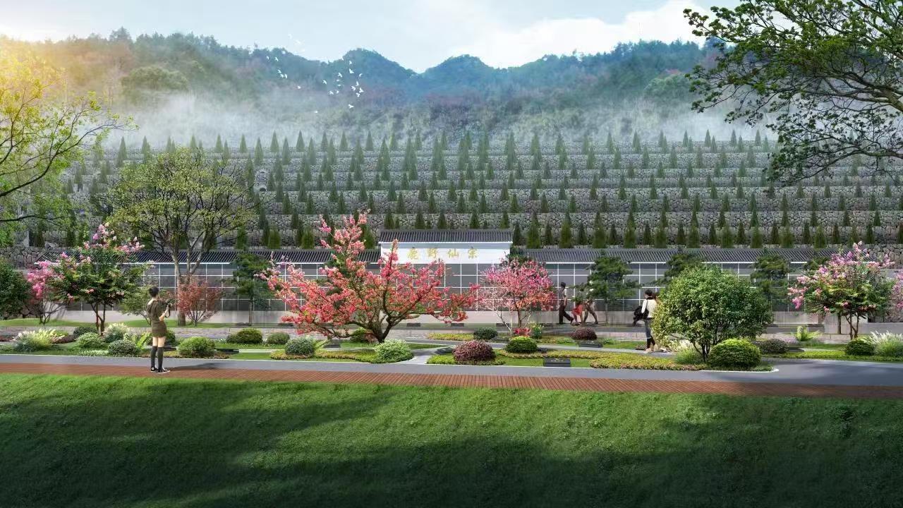 嵊州市青龙湾陵园园区图片