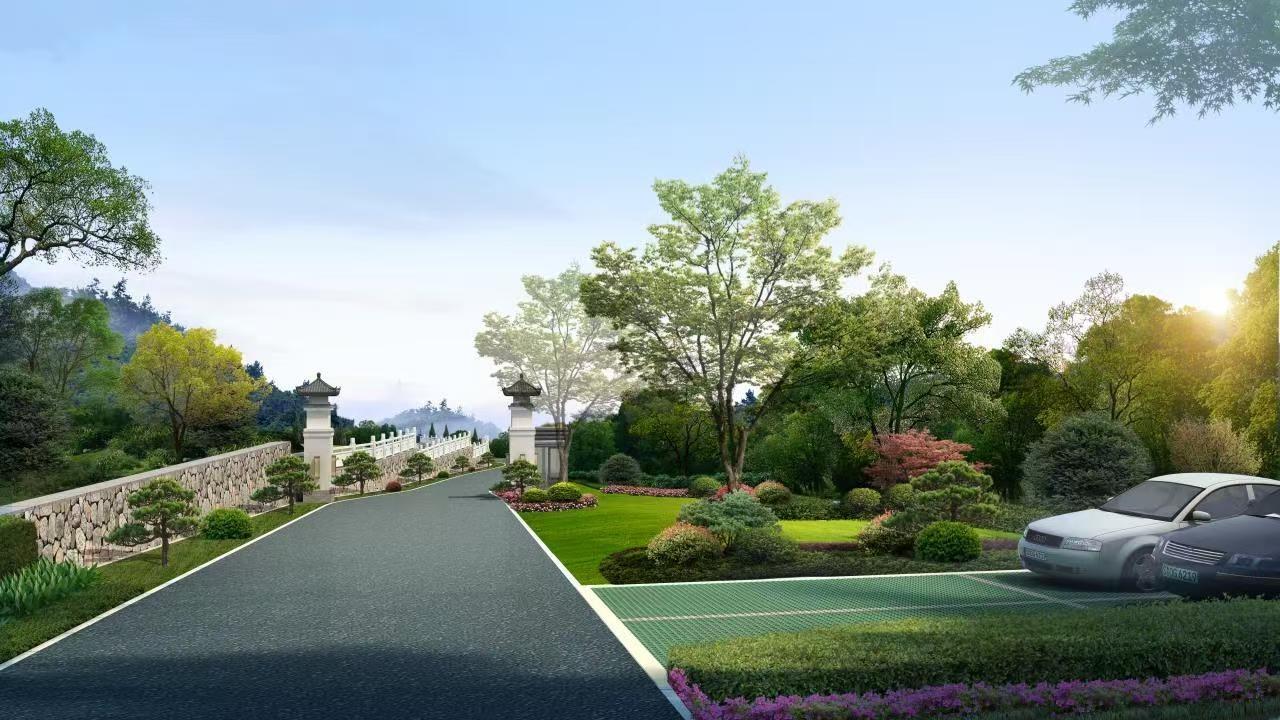 嵊州市青龙湾陵园园区图片