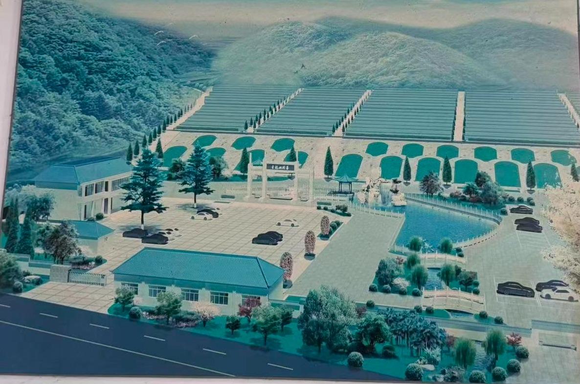 句容市宝华镇青龙山公墓园区图片