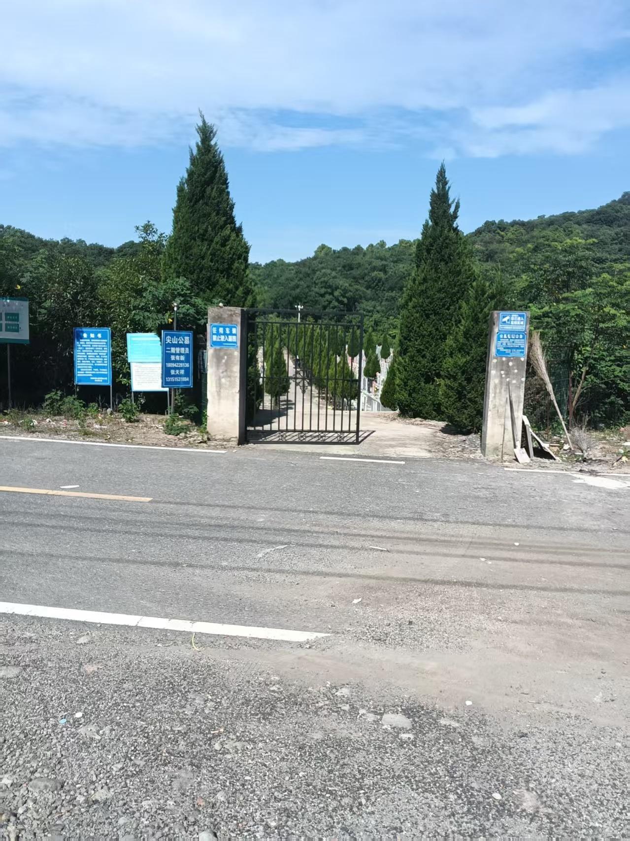 六合区马鞍街道尖山公墓园区图片