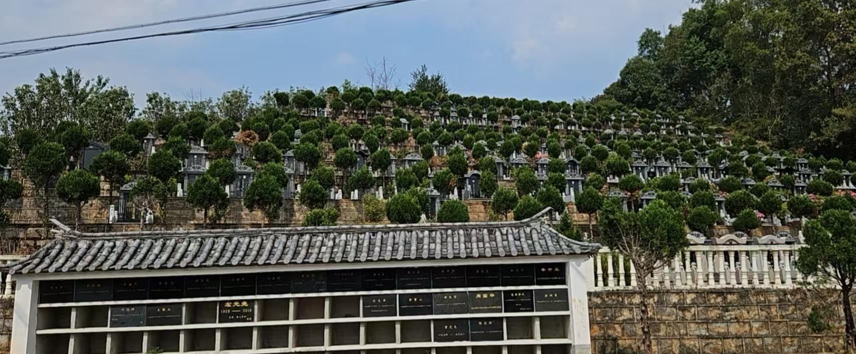 云县回龙山经营性公墓园区图片
