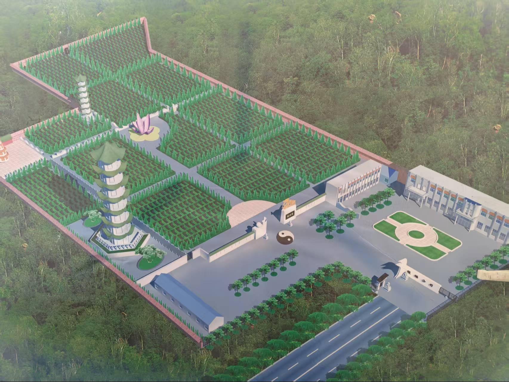讷河市龙福公墓有限责任公司园区图片