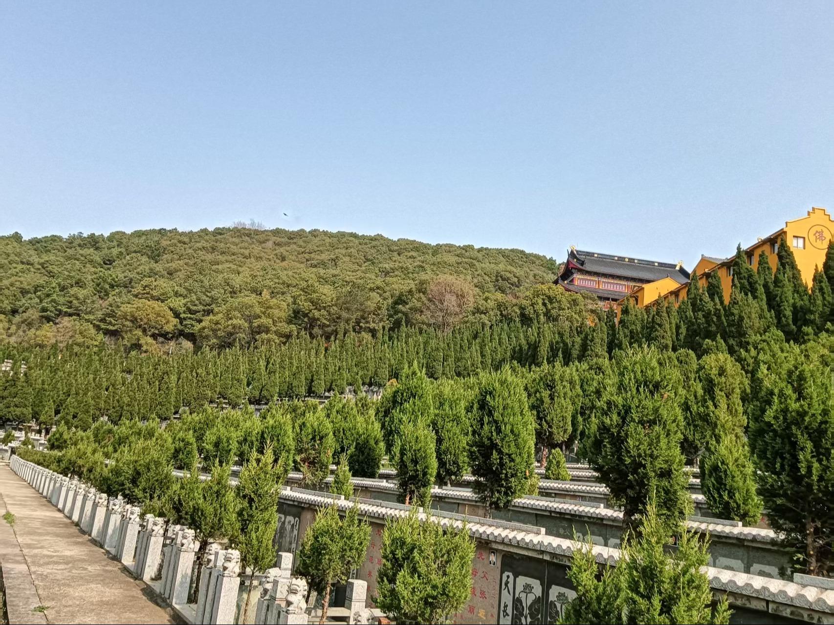 常州市凤凰山华侨公墓舜山墓区园区图片