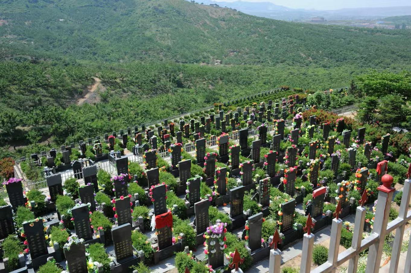 鞍山市千山区长青公墓园区图片