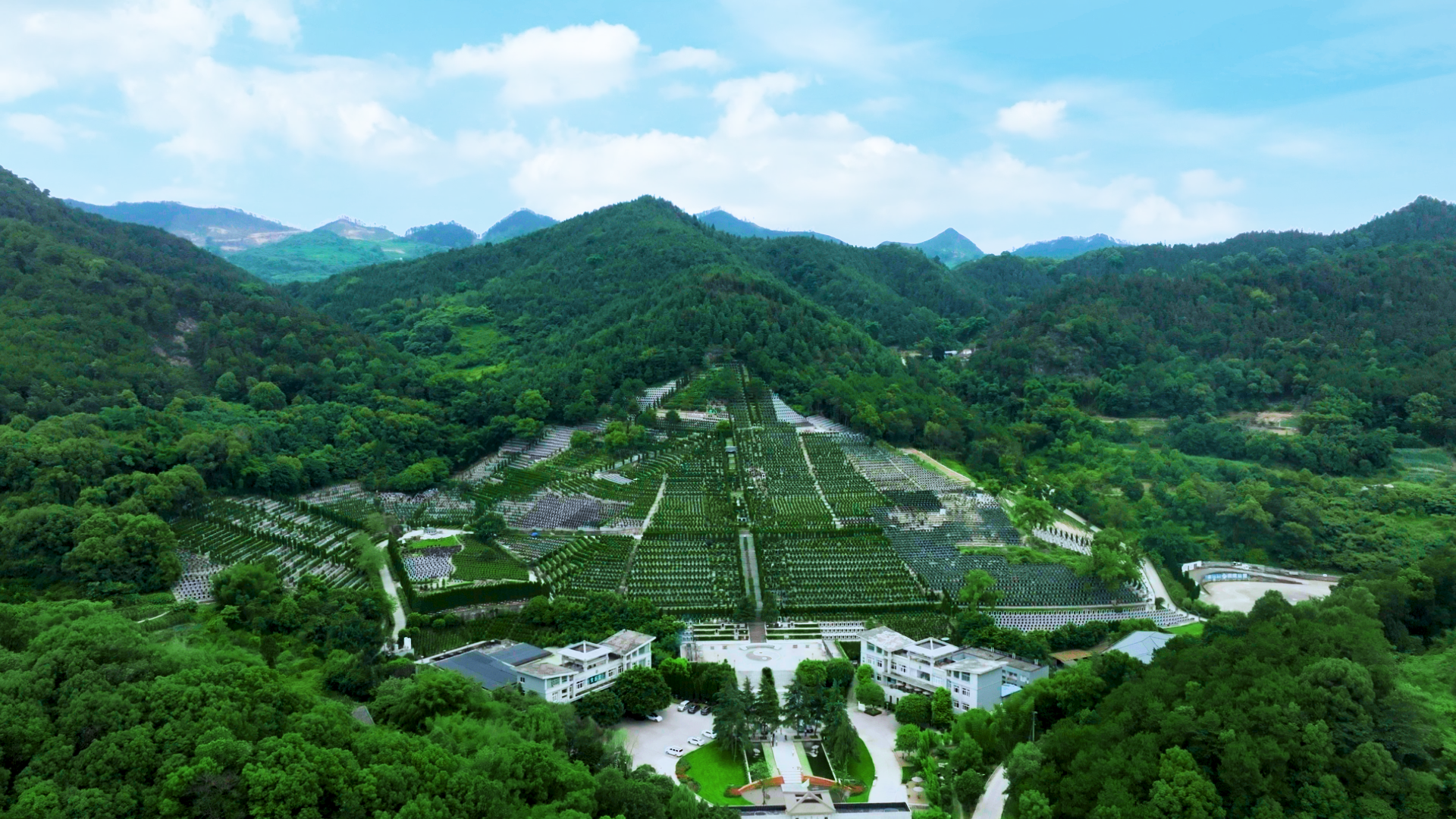 巴南区仙居山陵园园区图片