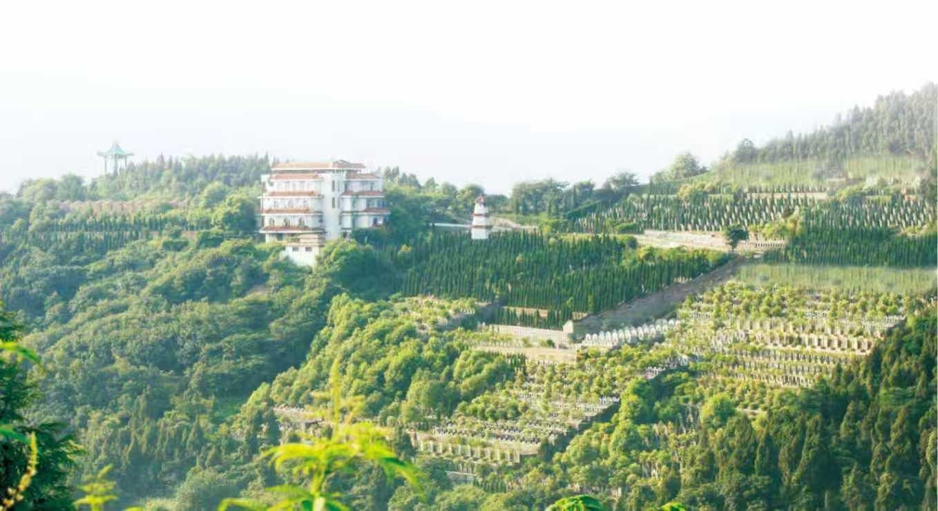 通川区凤凰山公墓园区图片