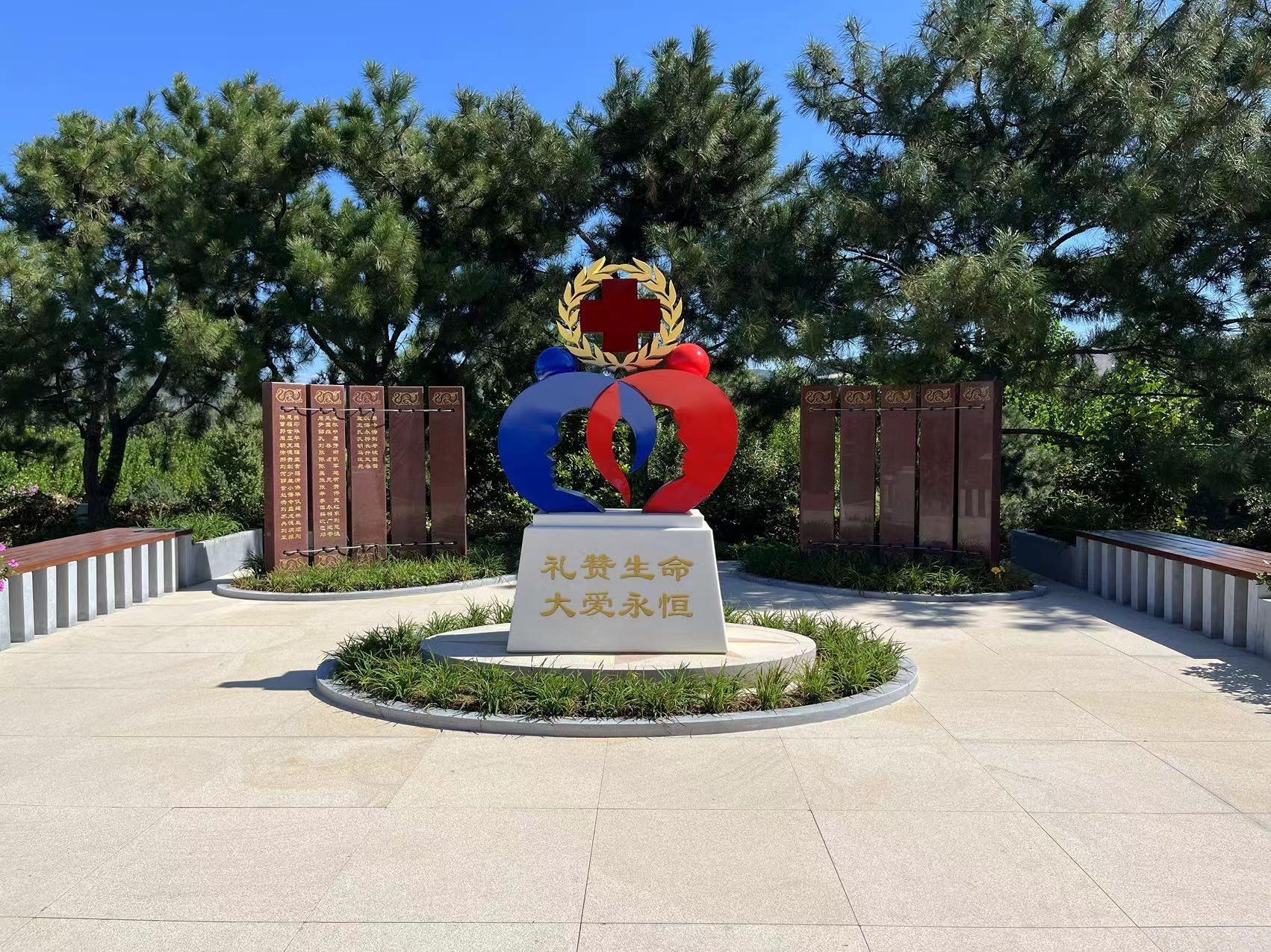 三河灵山宝塔陵园园区图片