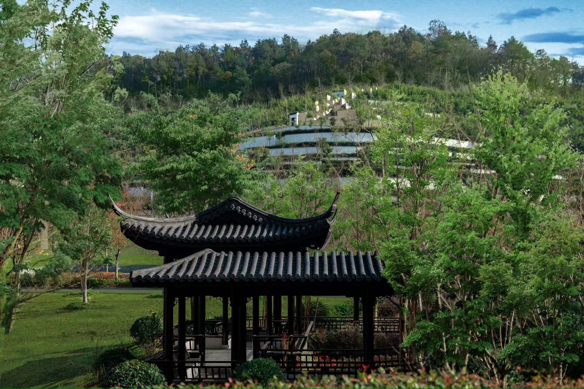 青龙山城市公益性公墓园区图片