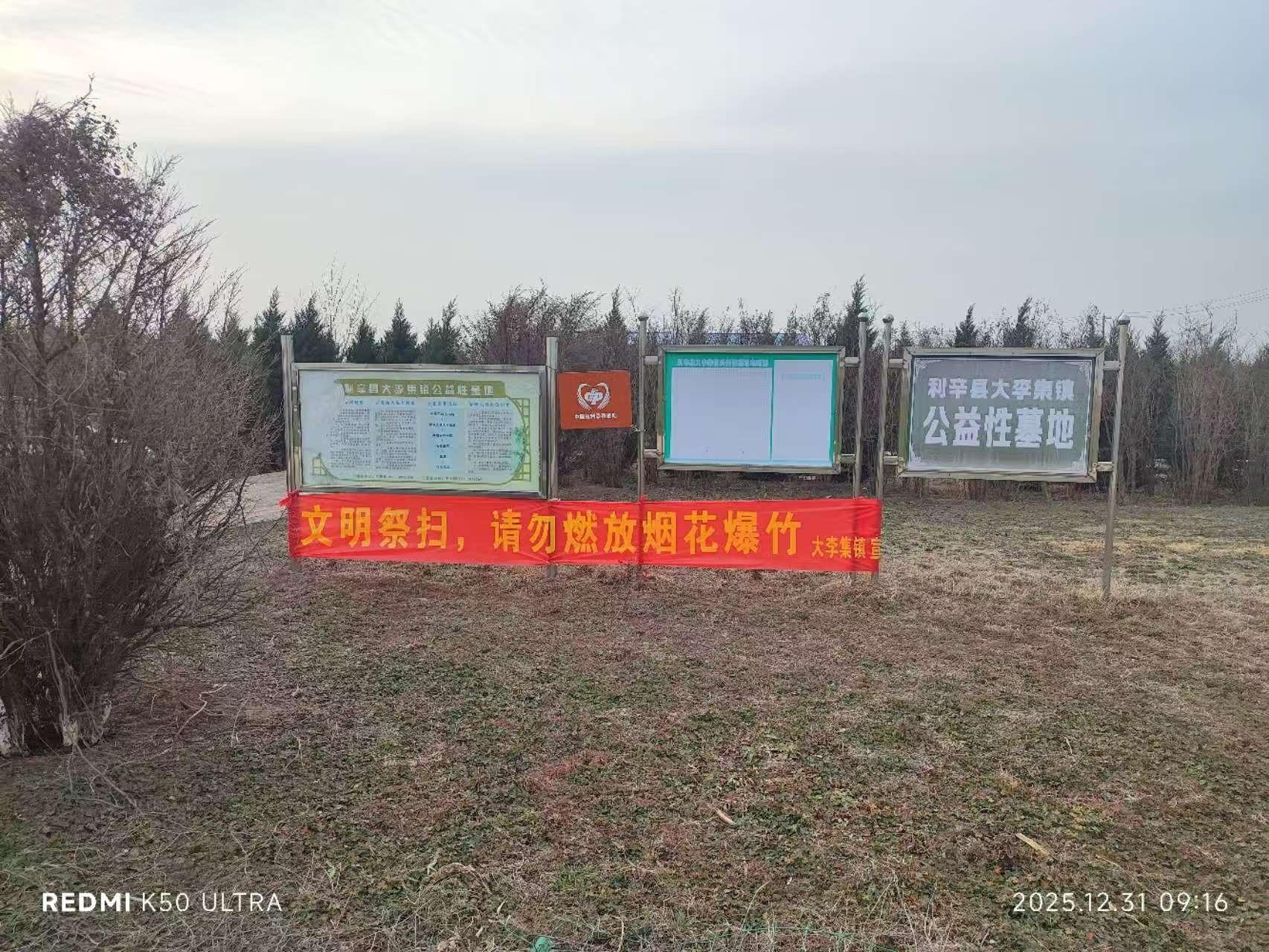 大李集镇公益性公墓园区图片