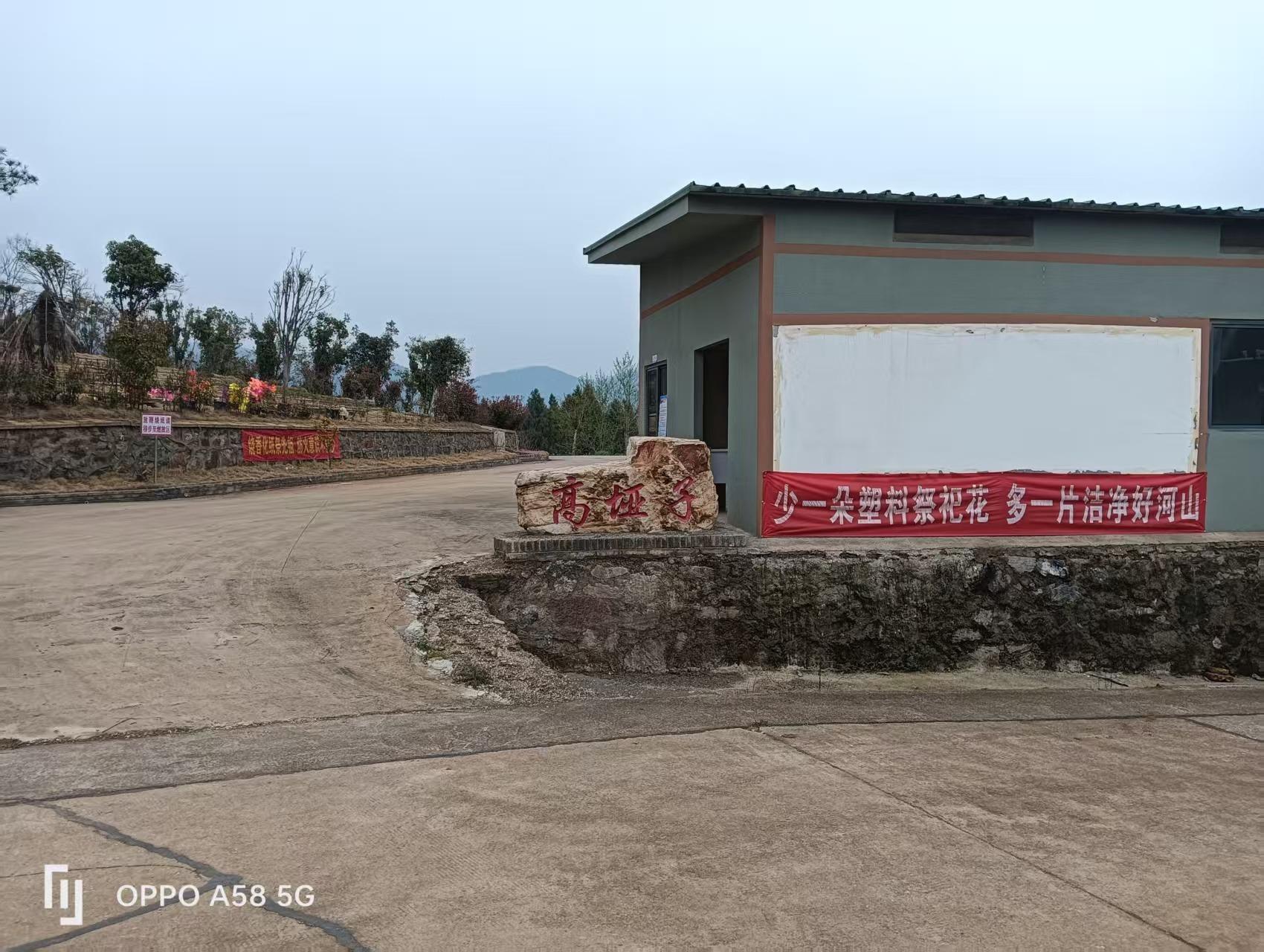 杨集镇公益性公墓园区图片