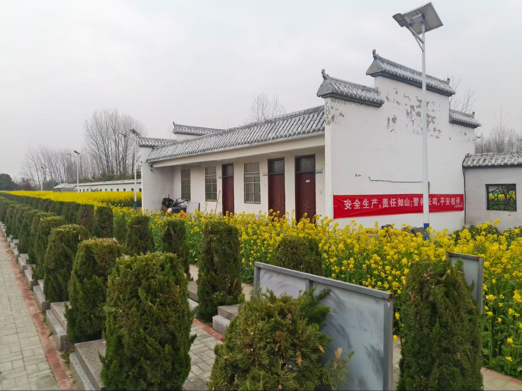 凤阳县大溪河镇七里公墓园区图片