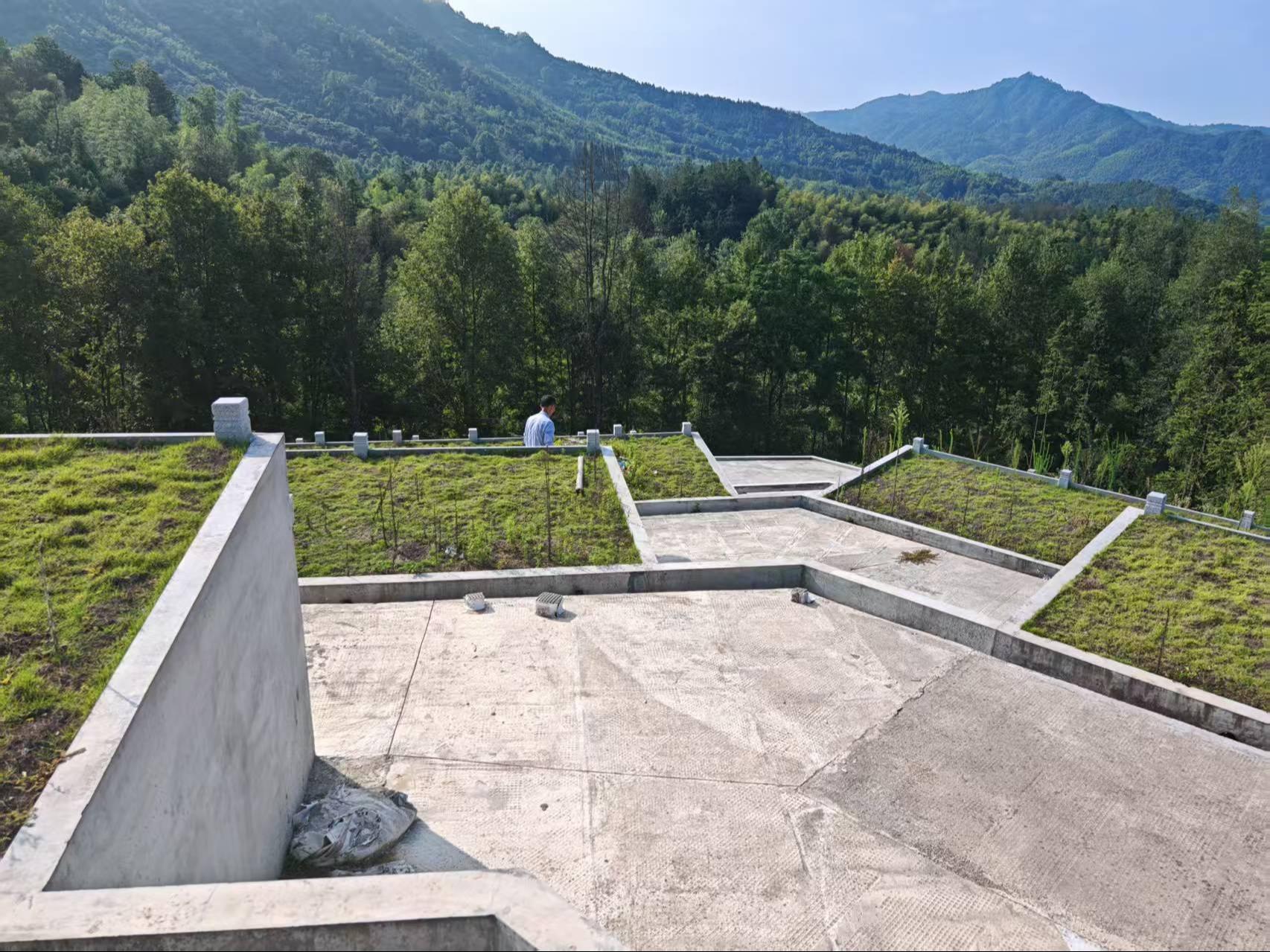 版书镇白沙村公墓园区图片
