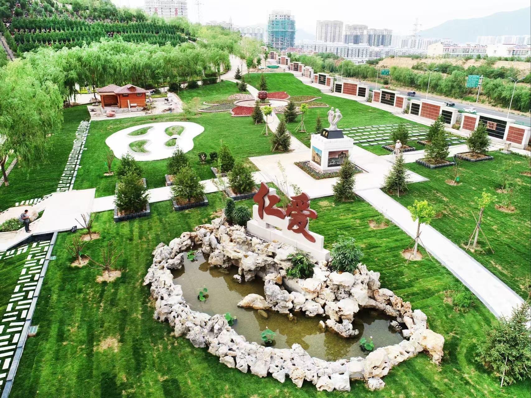 张家口市人民公墓园区图片