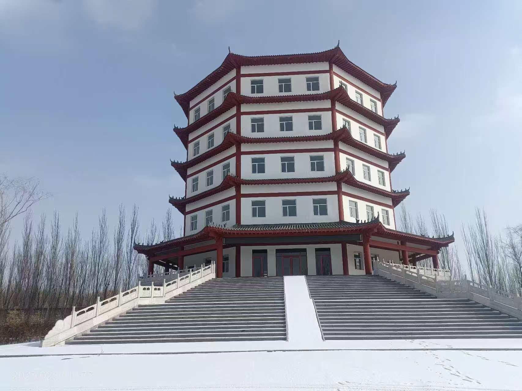 五原县殡仪馆新建公益性骨灰塔楼园区图片