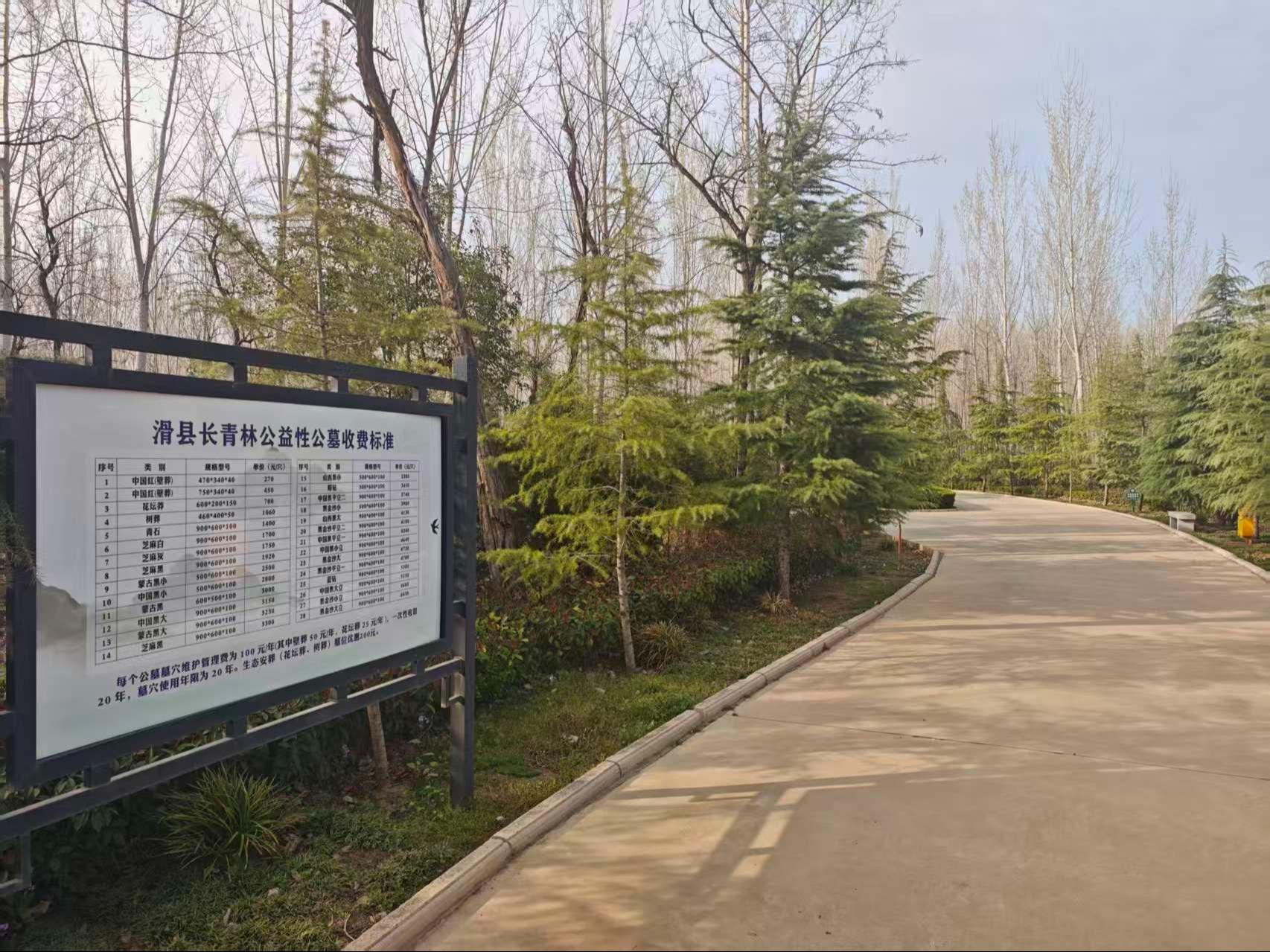 滑县长青林公墓园区图片
