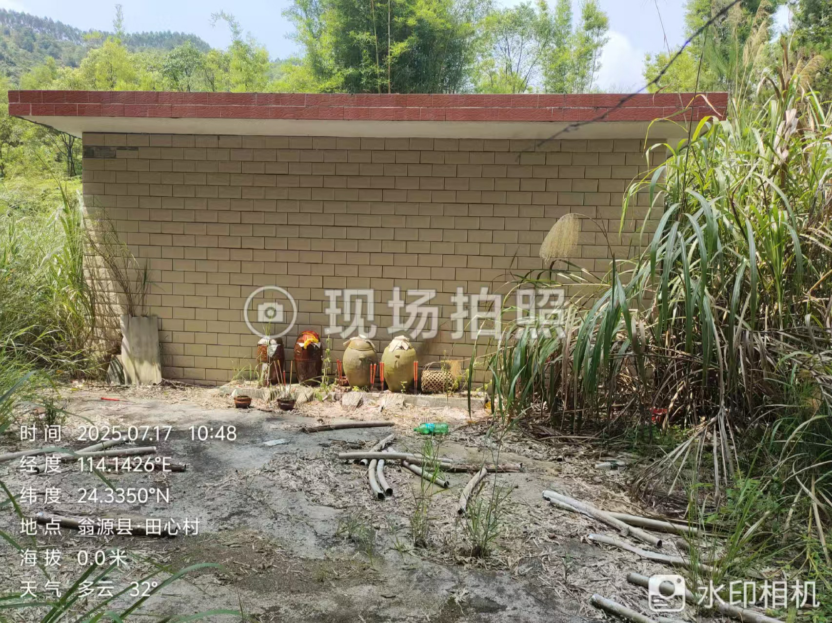 韶关市翁源县田心村博罗坝骨灰堂