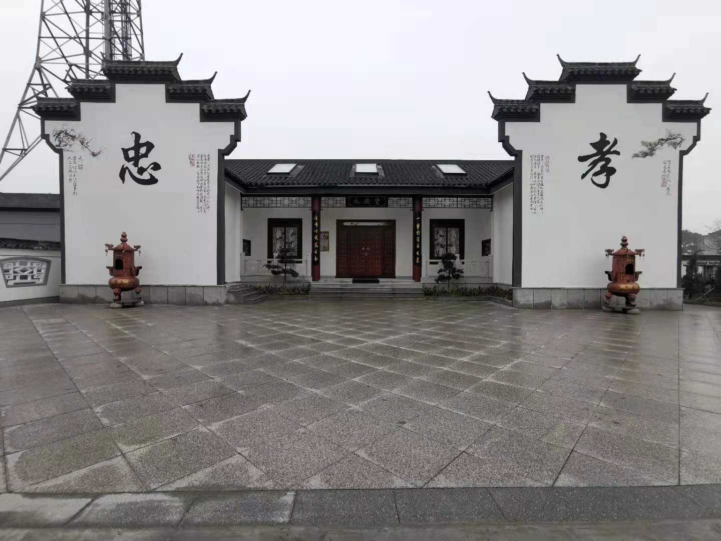梅溪镇荆湾村骨灰堂园区图片