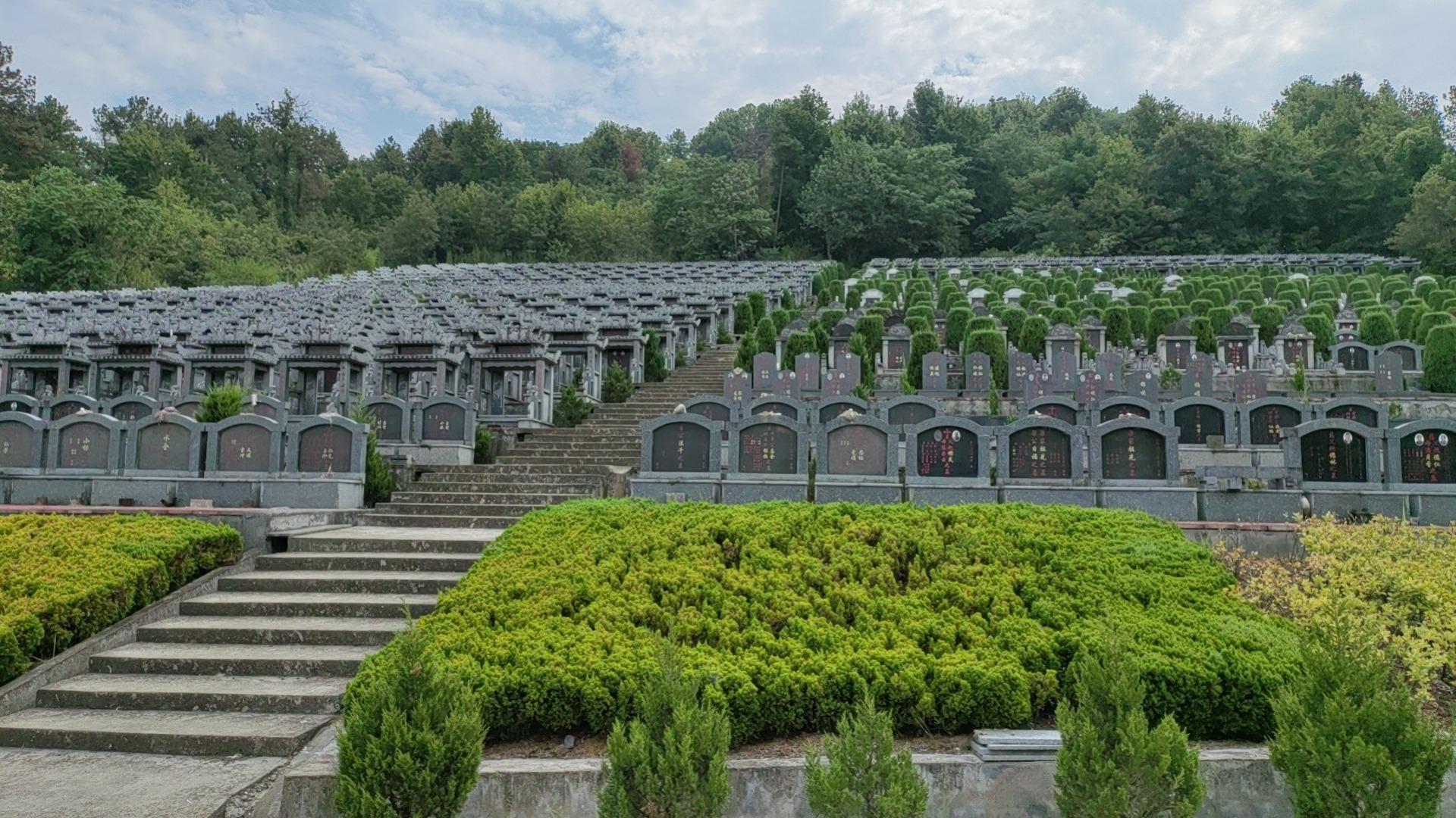 三江街道静山公墓园区图片