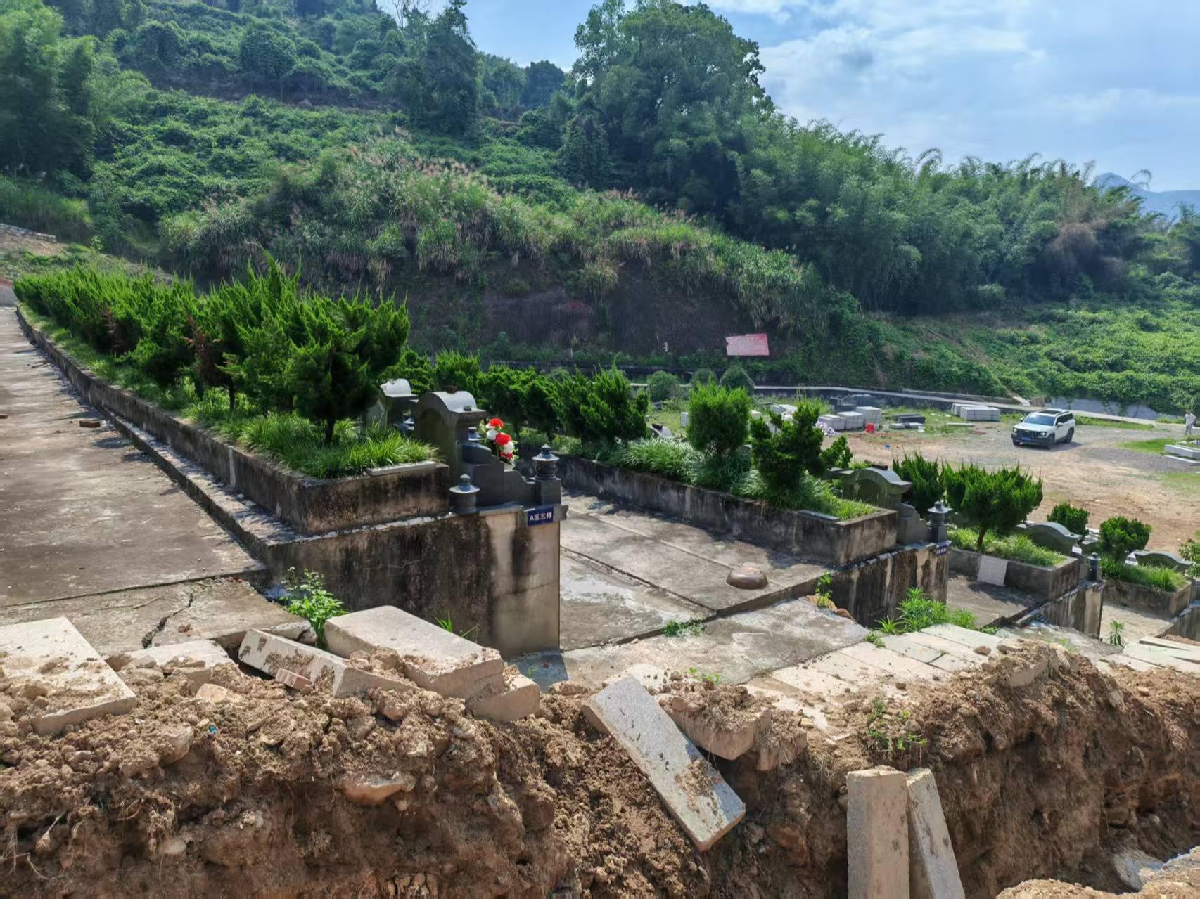 灵溪镇田墘村公益性公墓园区图片