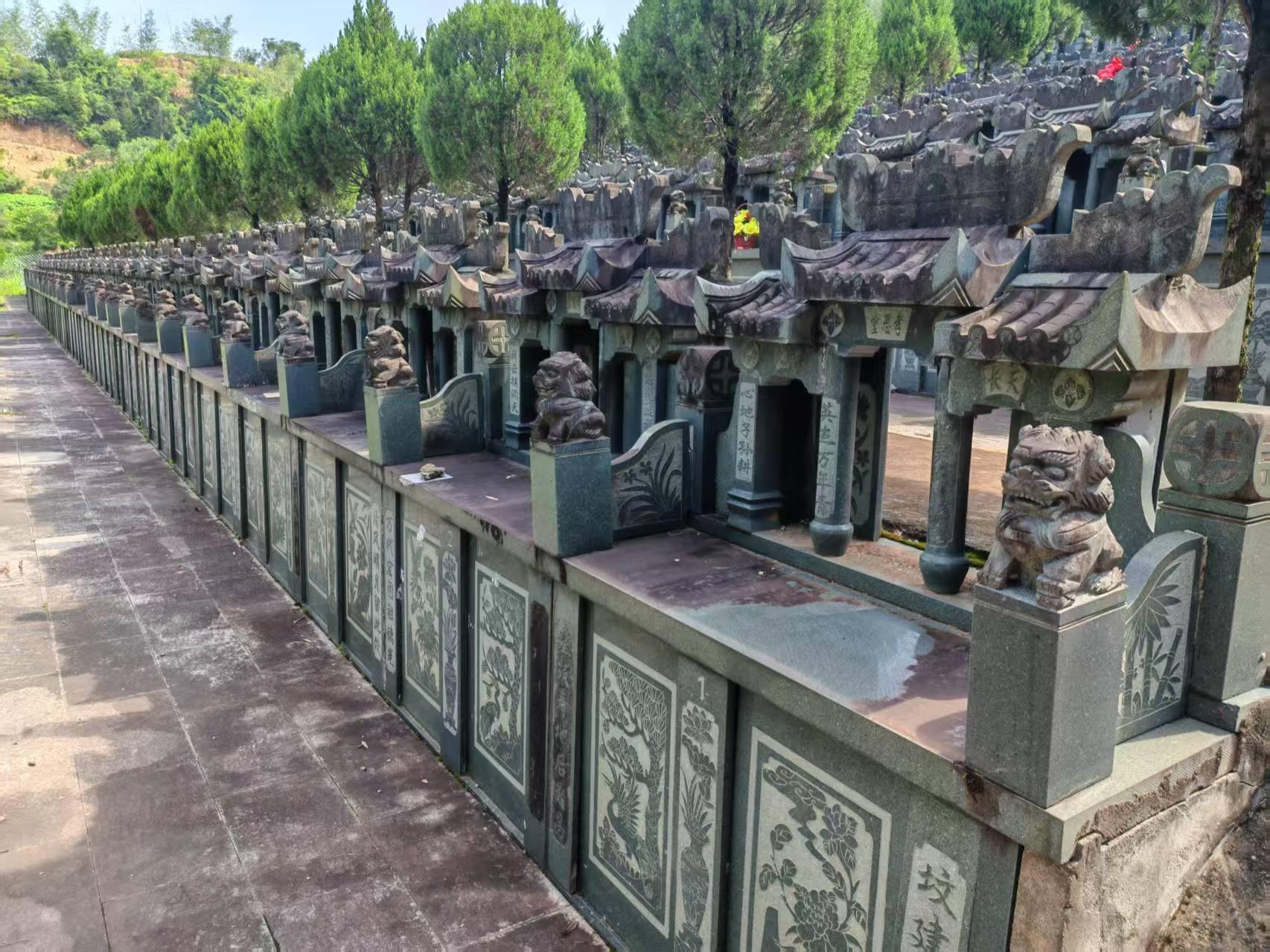 灵溪镇卧龙岗公益性公墓园区图片