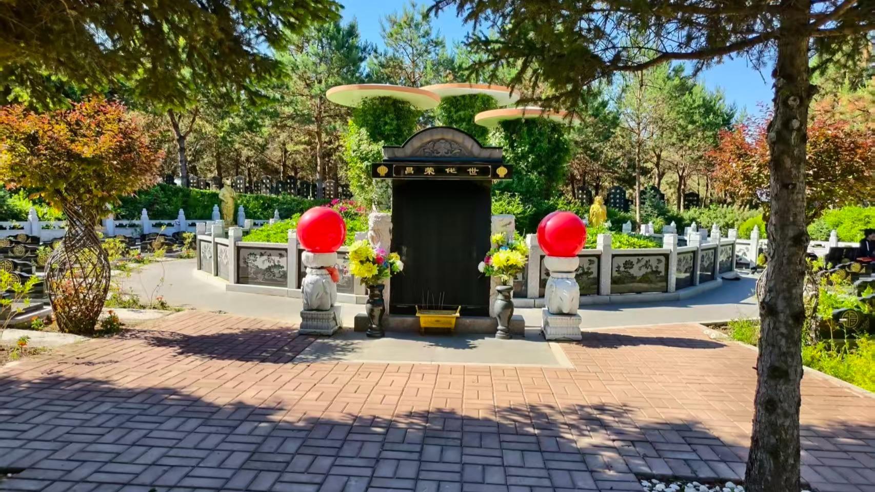 长春龙凤公墓园区图片