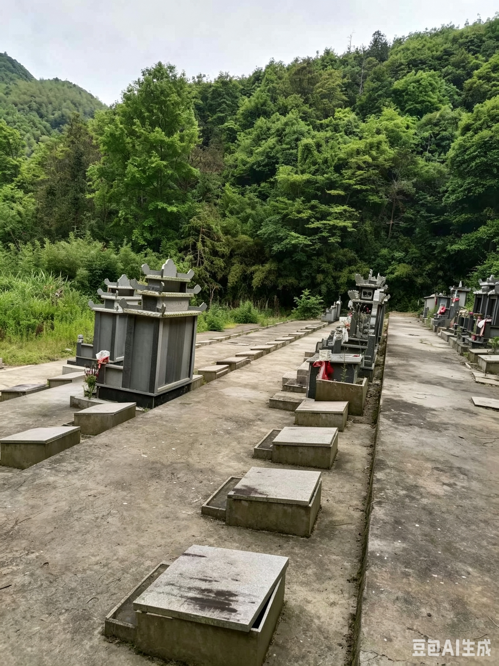 岭北镇镇级公墓园区图片