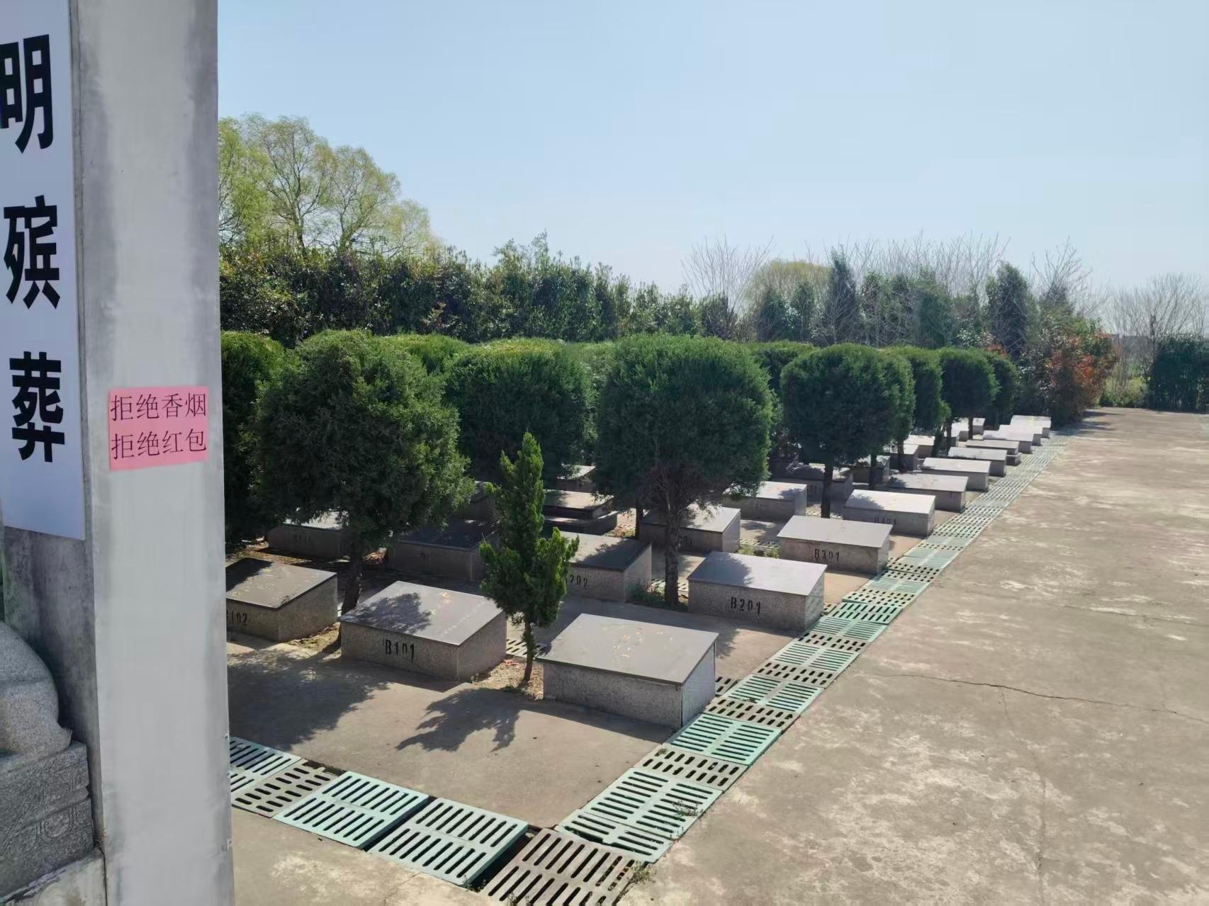 泰兴市珊瑚镇公益性公墓新桥村墓区园区图片