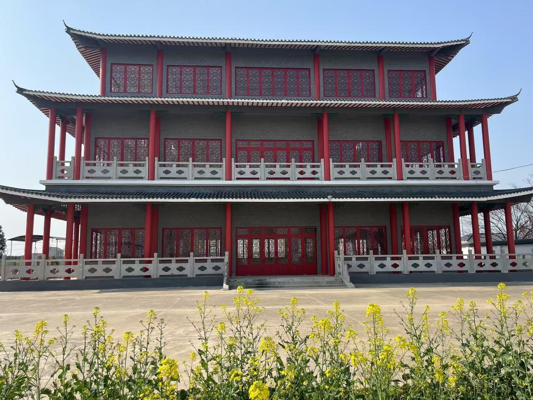 沛县湖西农场骨灰堂园区图片