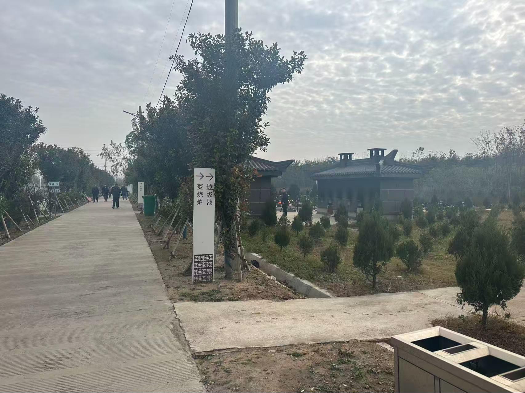 沭阳追思园十字公墓园区图片