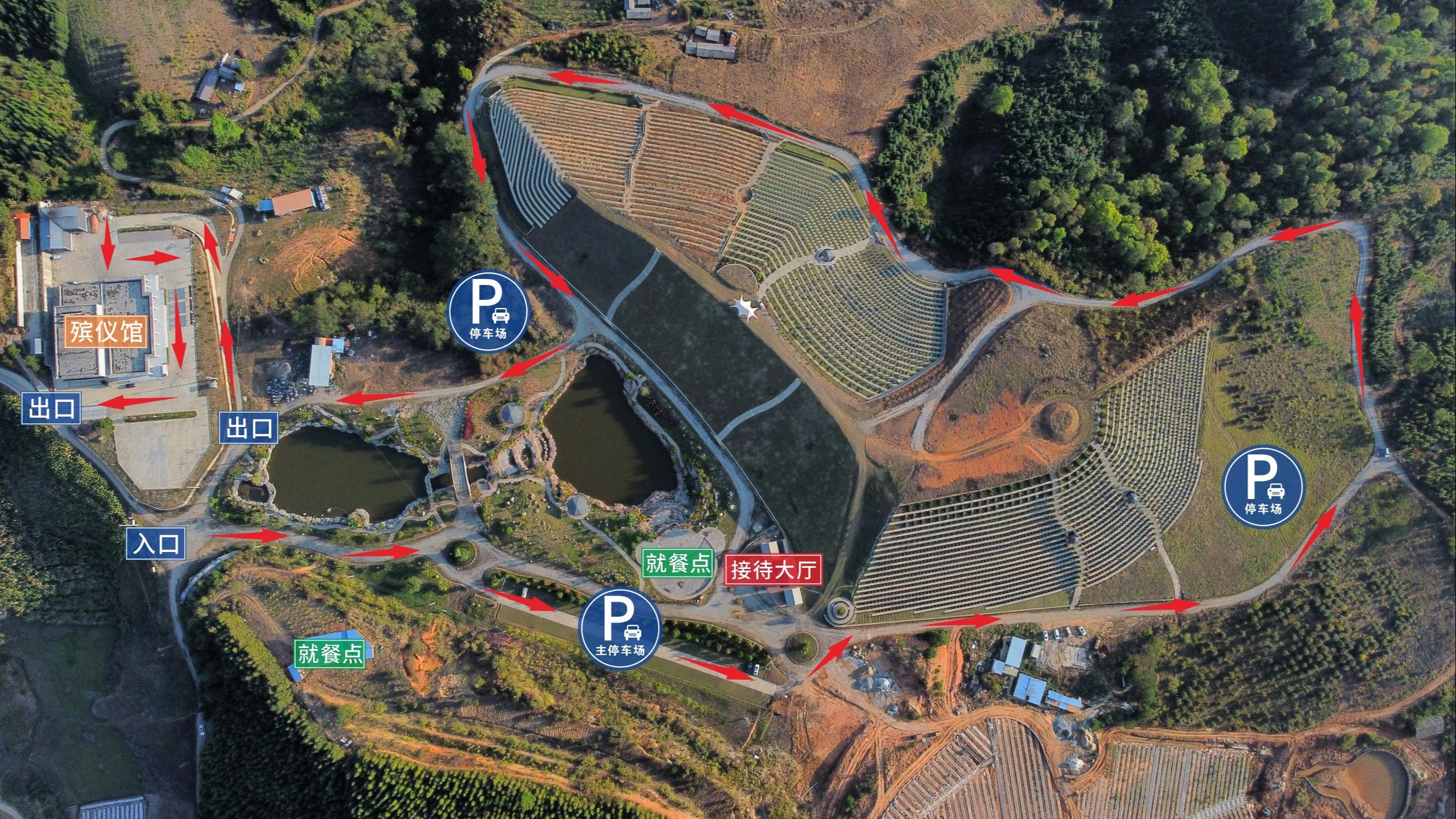 瑞丽市百瑞万安生态陵园园区图片