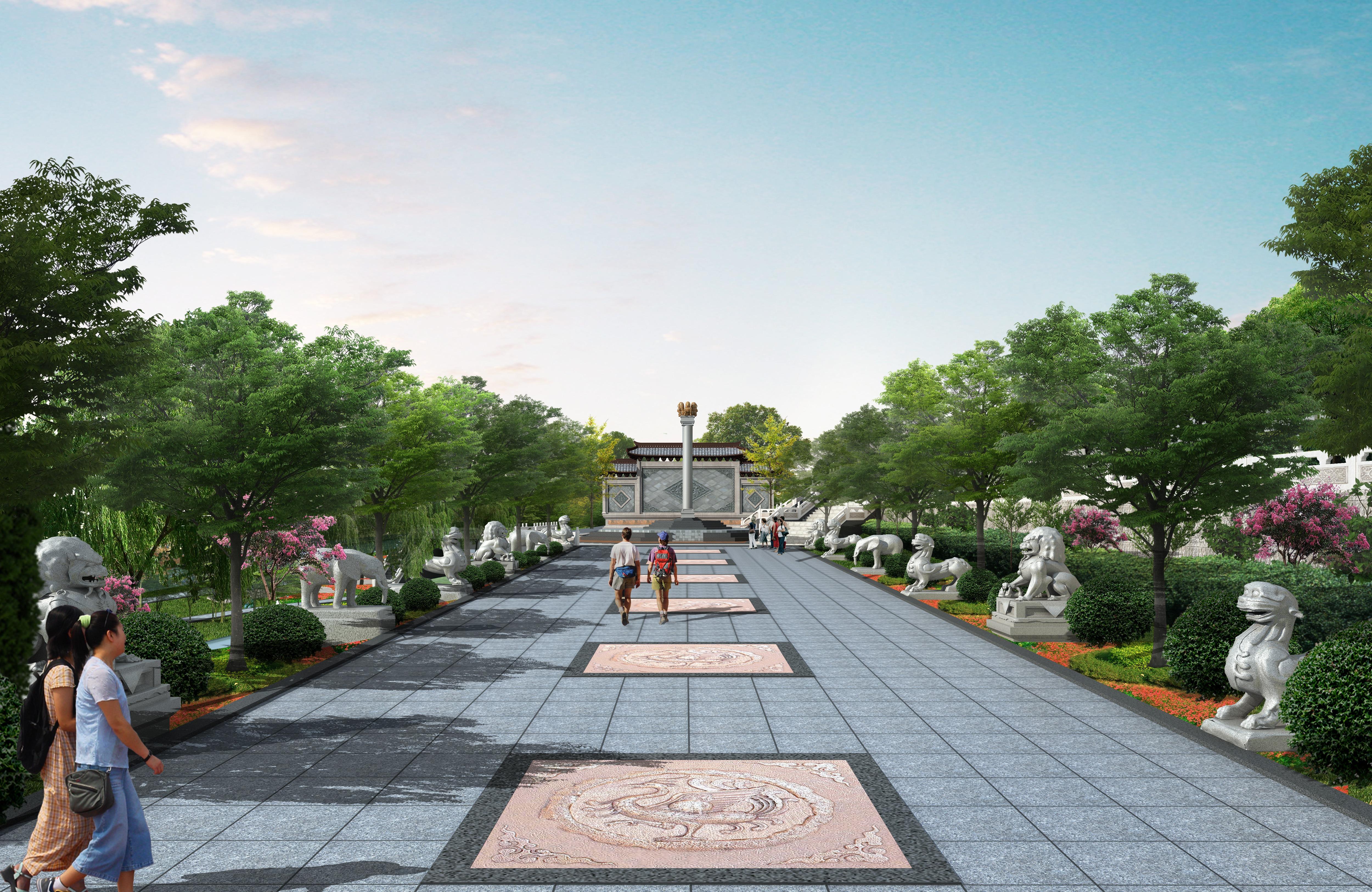 什邡市青龙山公墓园区图片