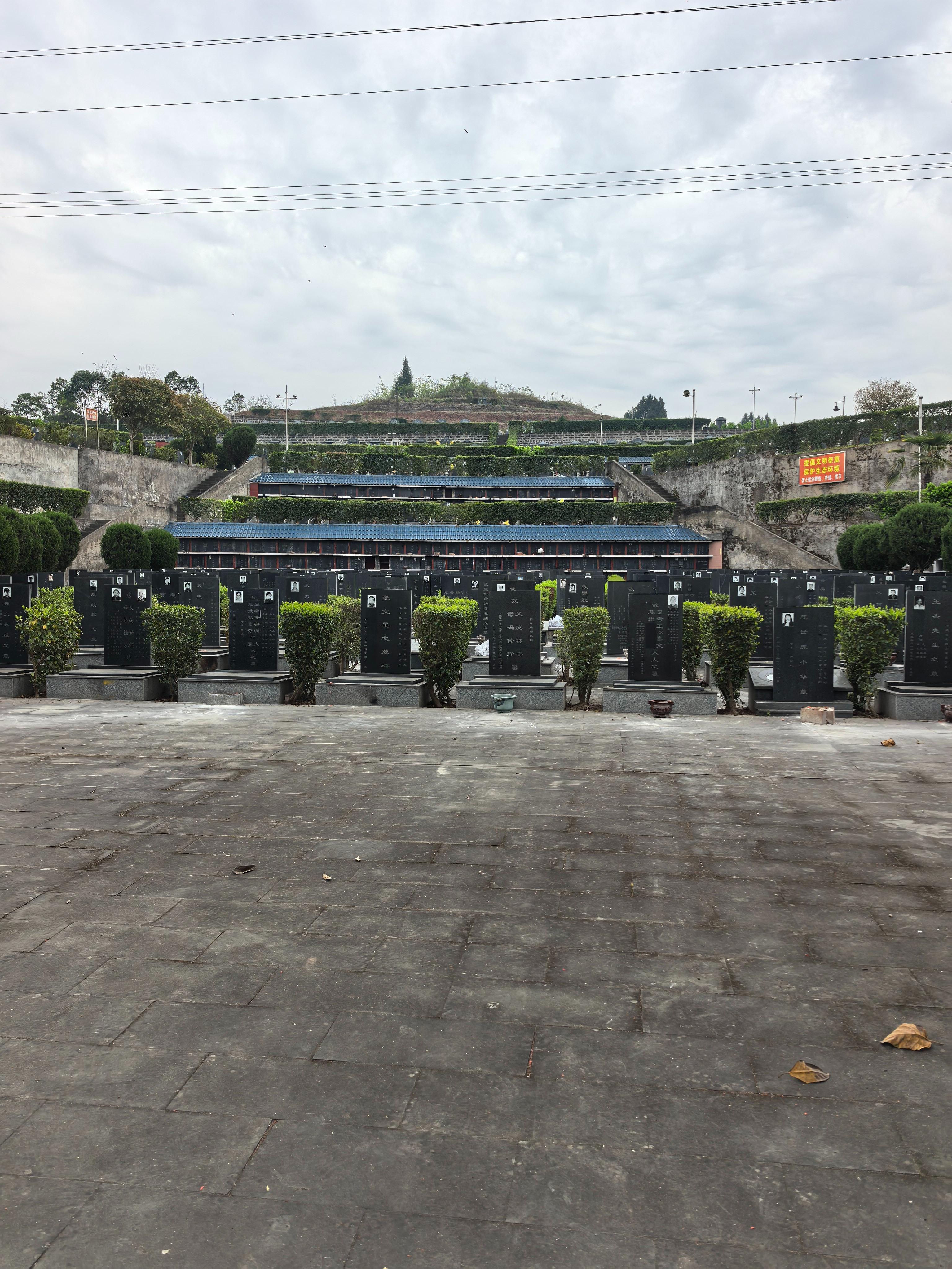 西充县观音山公墓园区图片