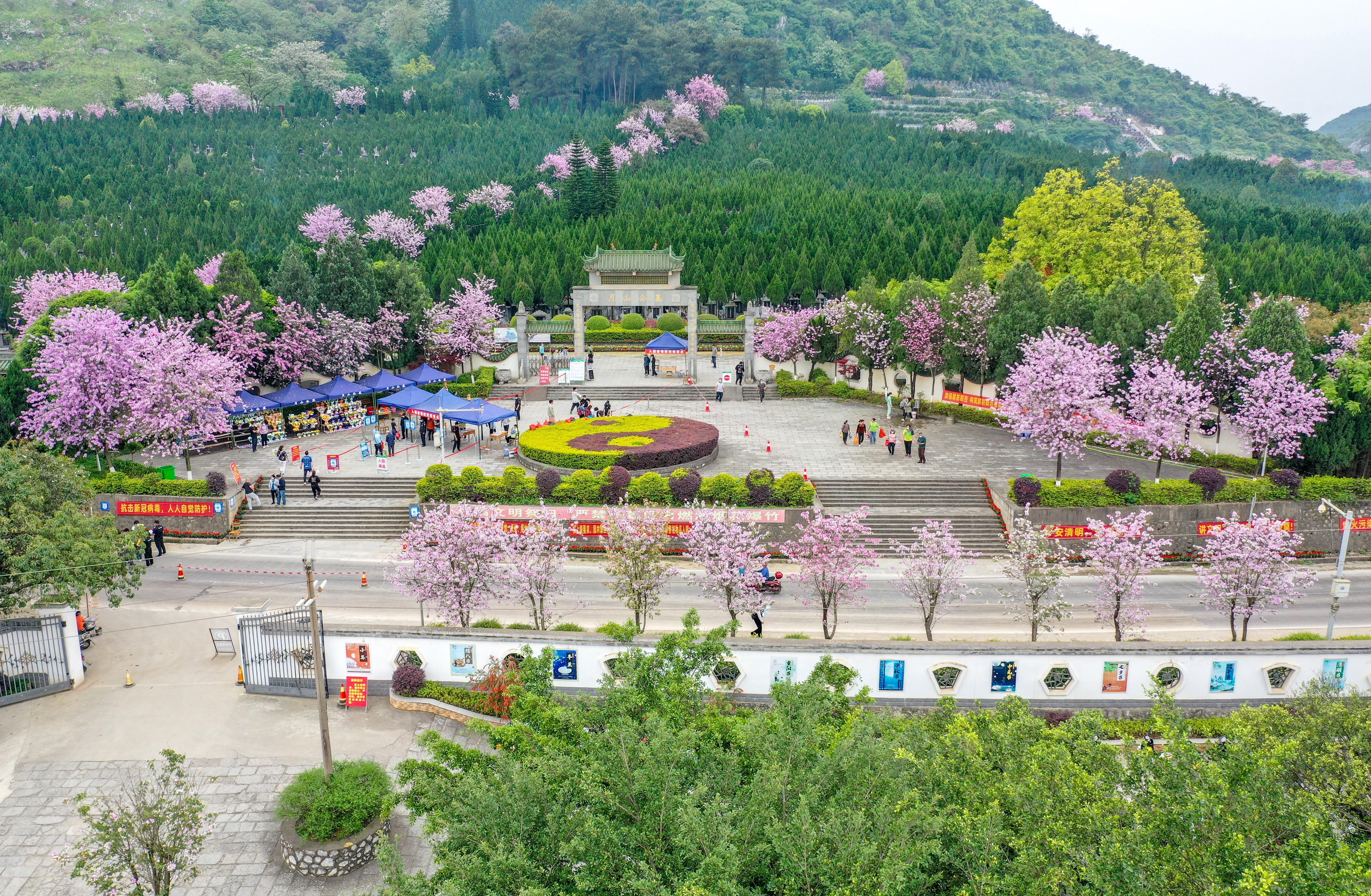 柳州农工商有限责任公司月山公墓园区图片