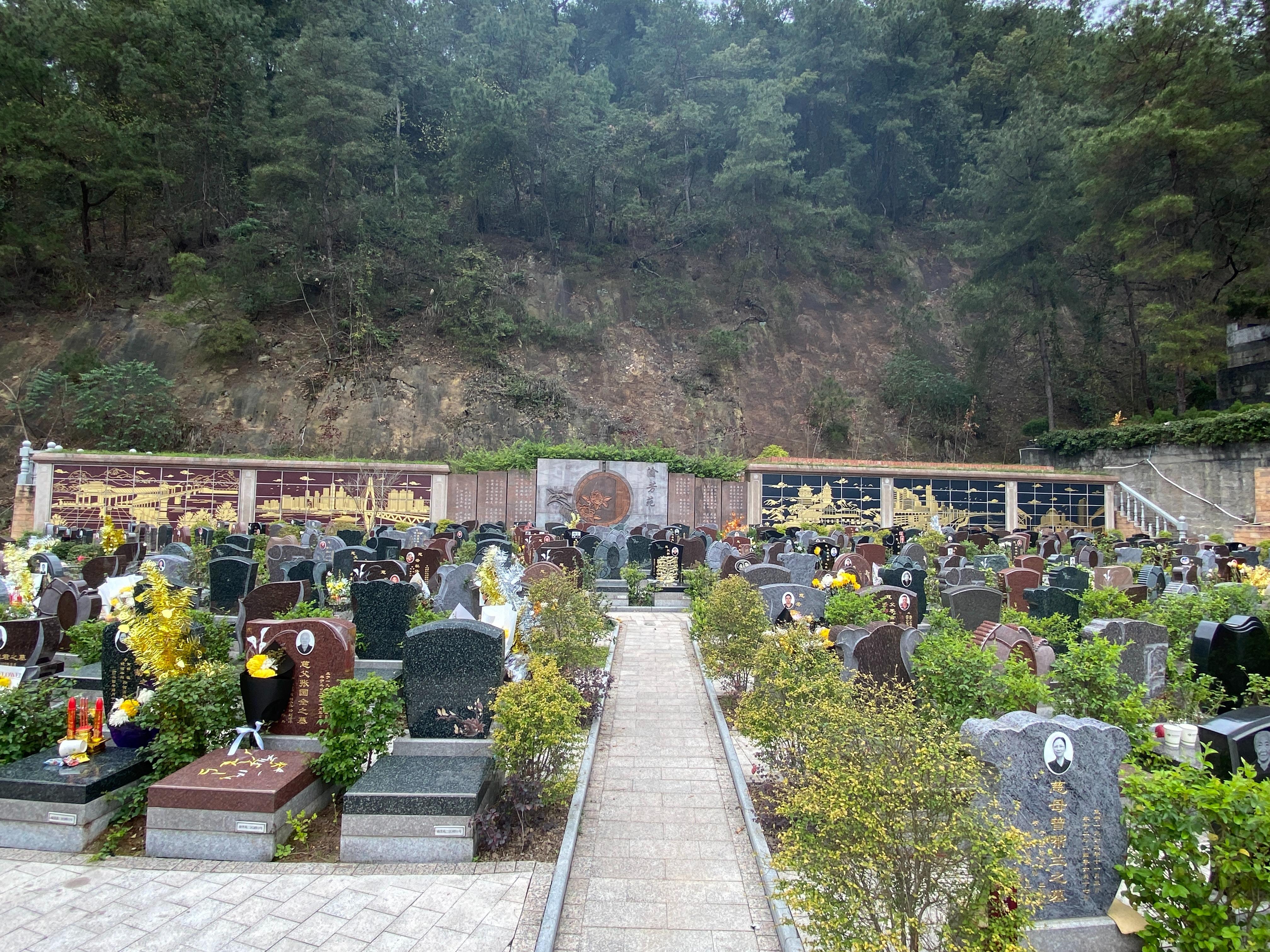 松鹤园陵园园区图片