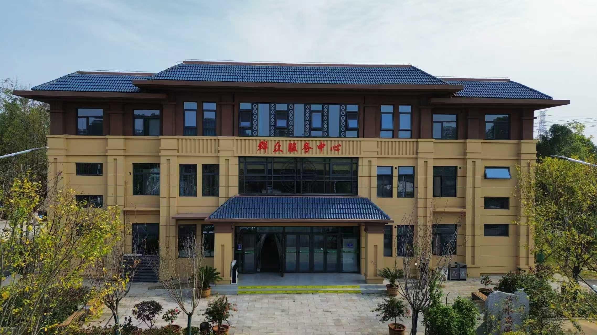 武汉市江夏区幸福山公墓服务中心园区图片