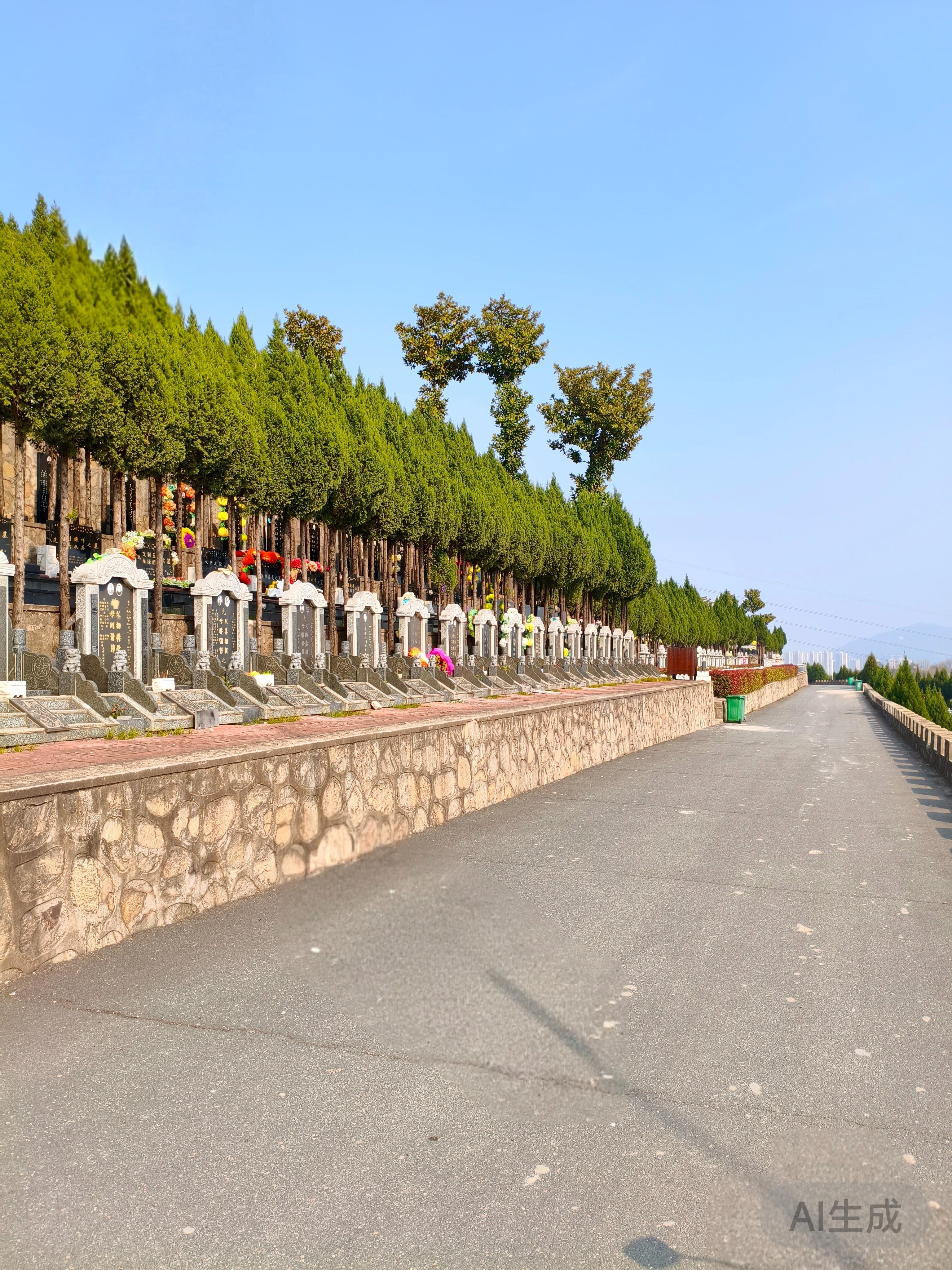 信阳市红山公墓园区图片